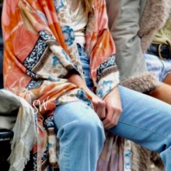 Bohemian maxi kimono - Picture 3 of 4